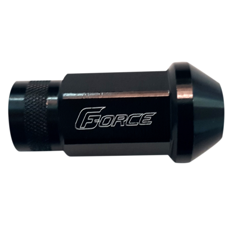 PACK 20 TUERCAS ALUMINIO RACING M12X150 NEGRO