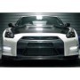 Additional Carbon Fibre Air Scoop and Modified Crash Bar for Nissan GTR35