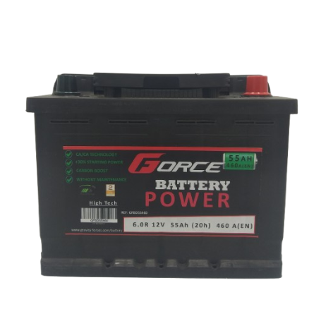 Batería Gforce 55Ah 460 A (EN)