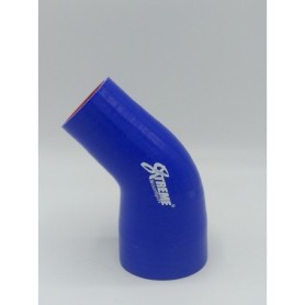 Codo 45ºC Reductor 57mm-63mm Azul mgiautoparts.com