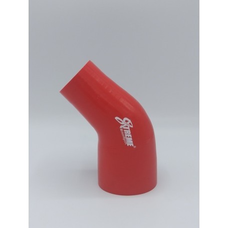 Codo 45ºC Reductor 76mm-63mm Rojo mgiautoparts.com