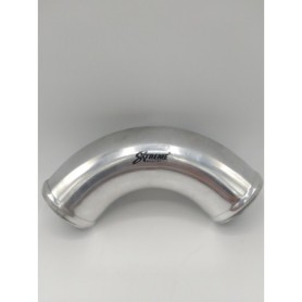 Codo 90ºC 76mm Largo Abocardado Aluminio mgiautoparts.com