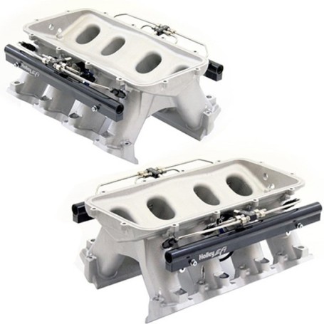 HOLLEY HI-RAM MANIFOLD FOR CATHEDRAL PORT HEADS W/ Snow DIRECT
