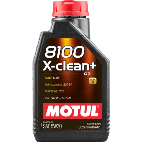 MOTUL 8100 XCLEAN+ 5W30 1L mgiautoparts.com