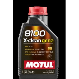 MOTUL 8100 X-CLEAN GEN2 5W40 mgiautoparts.com