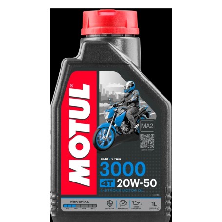 MOTUL 3000 20W50 4T 1L mgiautoparts.com