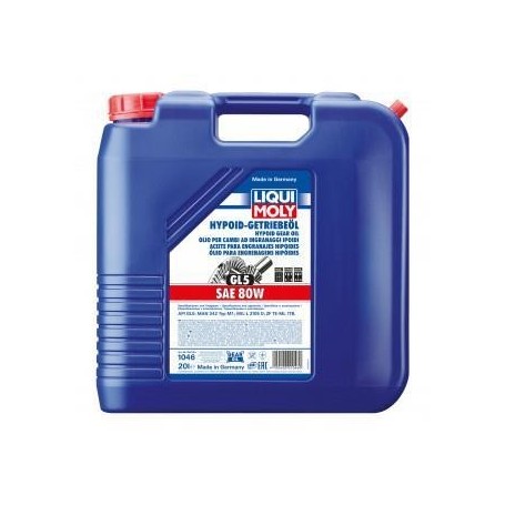 LIQUI MOLY ACEITE ENGRANAJES (GL5) SAE 80W 20L mgiautoparts.com