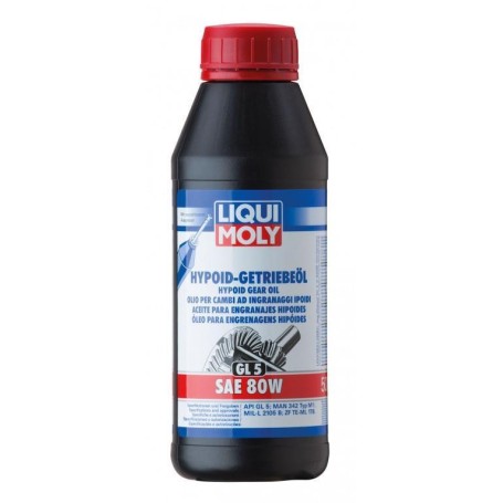 LIQUI MOLY ACEITE CAMBIO (GL5) SAE 80W 500ML mgiautoparts.com