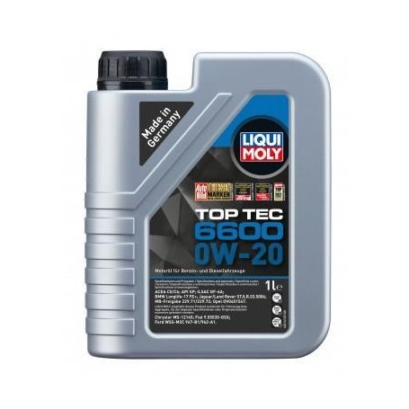 LIQUI MOLY TOP TEC 6600 0W20 1L mgiautoparts.com