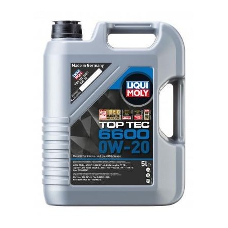 LIQUI MOLY ACEITE TOP TEC 6600 0W20 5L mgiautoparts.com
