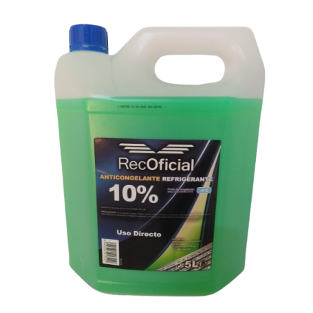 REC OF ANTICONGELANTE IN.10% VERDE