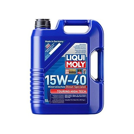 LIQUI MOLY TOURING HIGH TECH DIESEL 15W-40 5L mgiautoparts.com