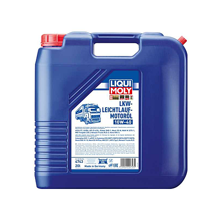 LIQUI MOLY LOW-FRICTION MOTOR OIL 10W-40 20L mgiautoparts.com