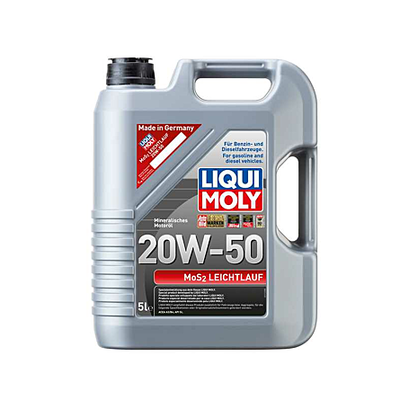 LIQUI MOLY MOS2 LEICHTLAUF 20W-50 5L mgiautoparts.com