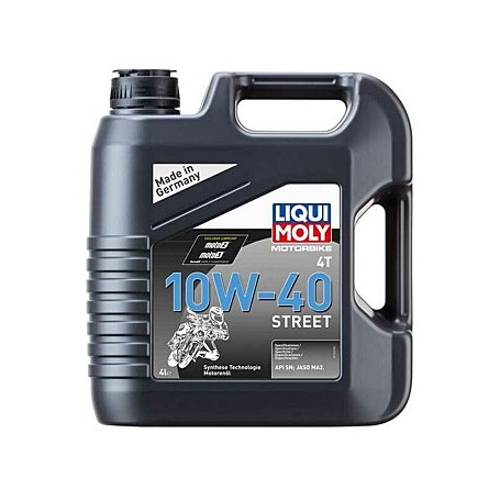 LIQUI MOLY ACEITE MOTO 4T 10W-40 STREET 4L mgiautoparts.com