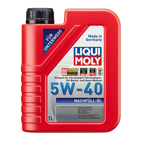 LIQUI MOLY NACHFÜLL-ÖL 5W-40 1L mgiautoparts.com