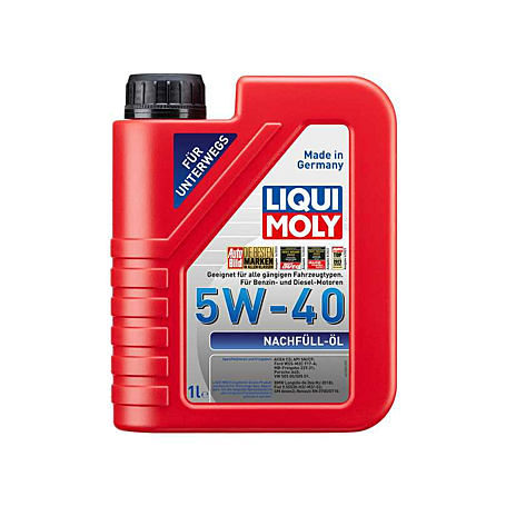 LIQUI MOLY NACHFÜLL-ÖL 5W-40 1L mgiautoparts.com