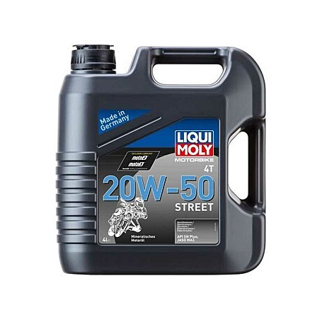 LIQUI MOLY ACEITE MOTO 4T 20W-50 STREET 4L mgiautoparts.com