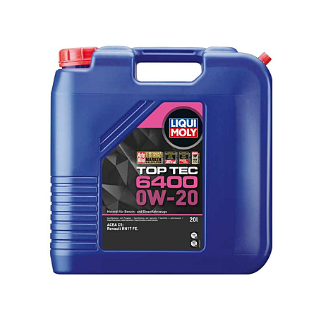 LIQUI MOLY TOP TEC 6400 0W20 20L mgiautoparts.com